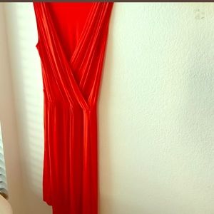 LOFT Orange/Red Dress